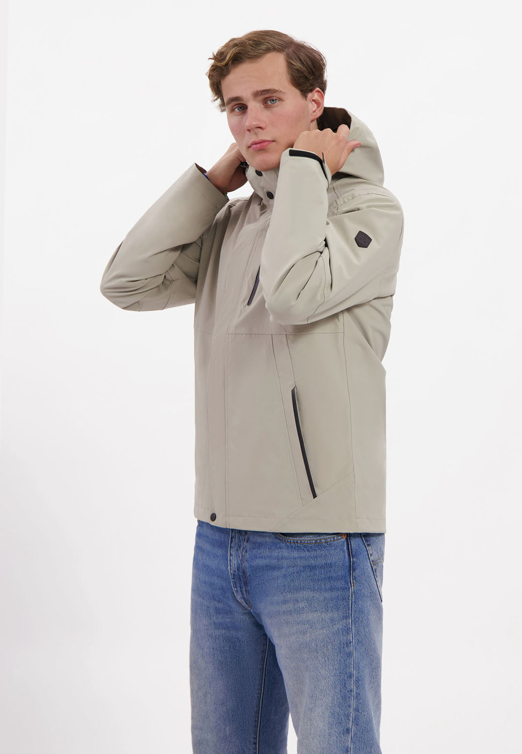 Kjelvik Scandinavian Clothing - Men Jackets Alek Dark sand