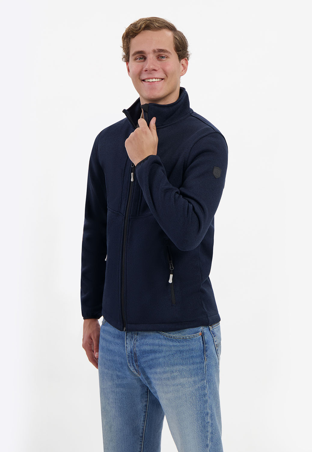 Kjelvik Scandinavian Clothing - Men Knitwear Brad Navy