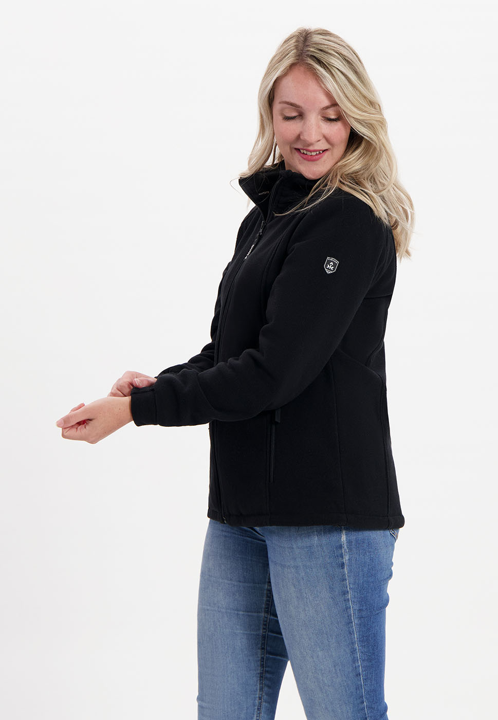 Kjelvik Scandinavian Clothing - Women Polar Fleece Eliane Black