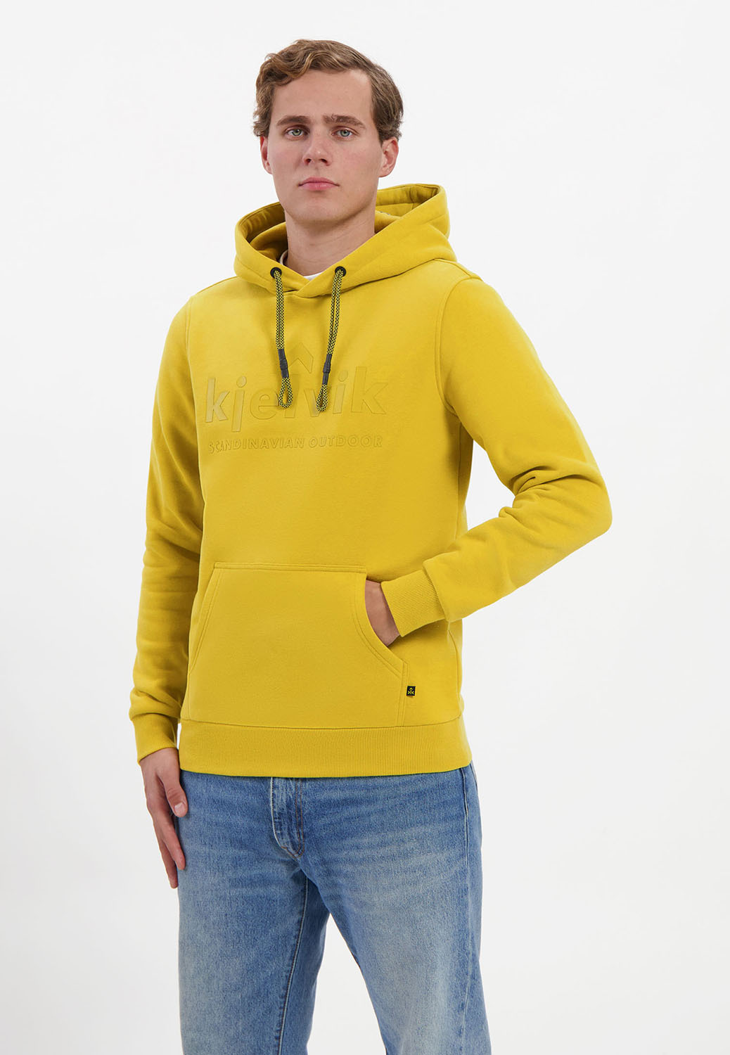 Kjelvik Scandinavian Clothing - Men Fleece Tebbe Golden Olive