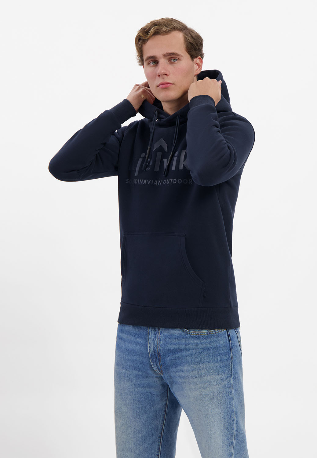 Kjelvik Scandinavian Clothing - Men Fleece Tebbe Navy
