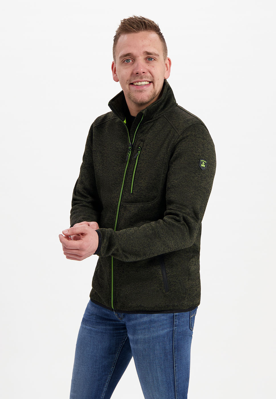 Kjelvik Scandinavian Clothing - Men Knitwear Teun Green