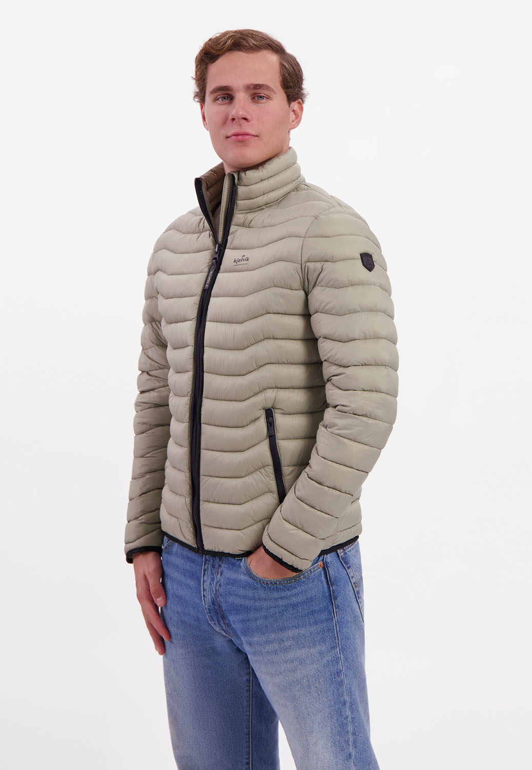 Kjelvik Scandinavian Clothing - Men Jackets Thuur Dark sand