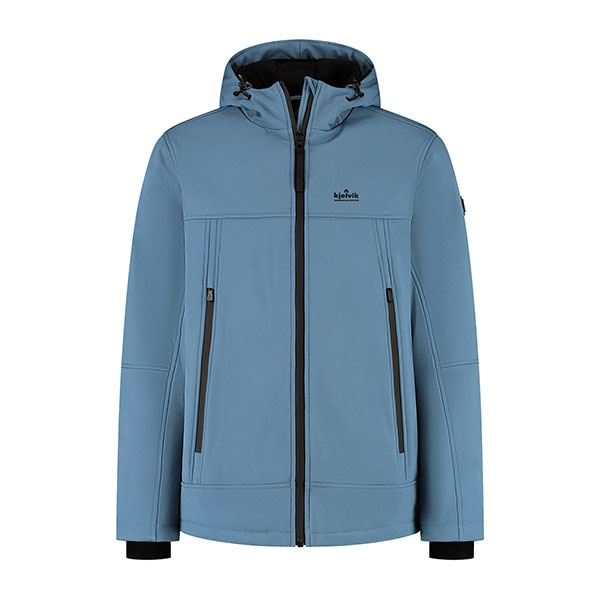 Kjelvik Scandinavian Clothing - Men Softshell Dax Light blue