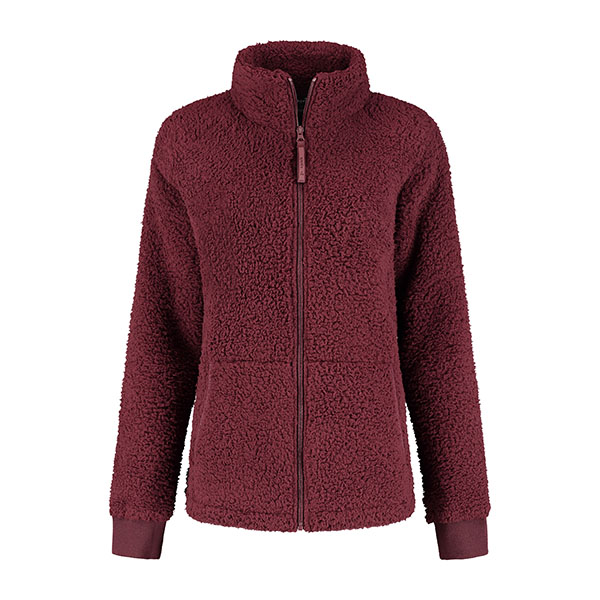 Kjelvik Scandinavian Clothing - Women Fleece Mies Burgundy