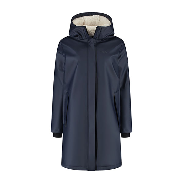 Kjelvik Scandinavian Clothing - Women Raincoat Rhode Navy