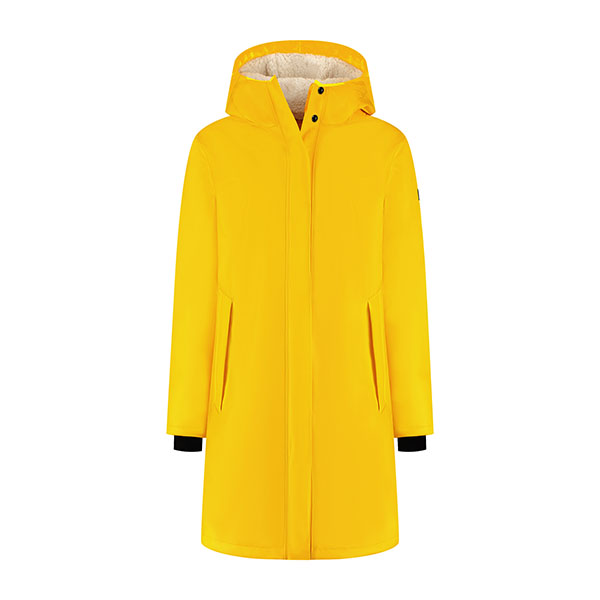 Kjelvik Scandinavian Clothing - Women Raincoat Rhode Yellow