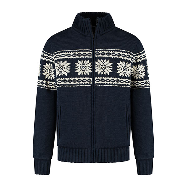 Kjelvik Scandinavian Clothing - Men Knitwear Vieto Navy