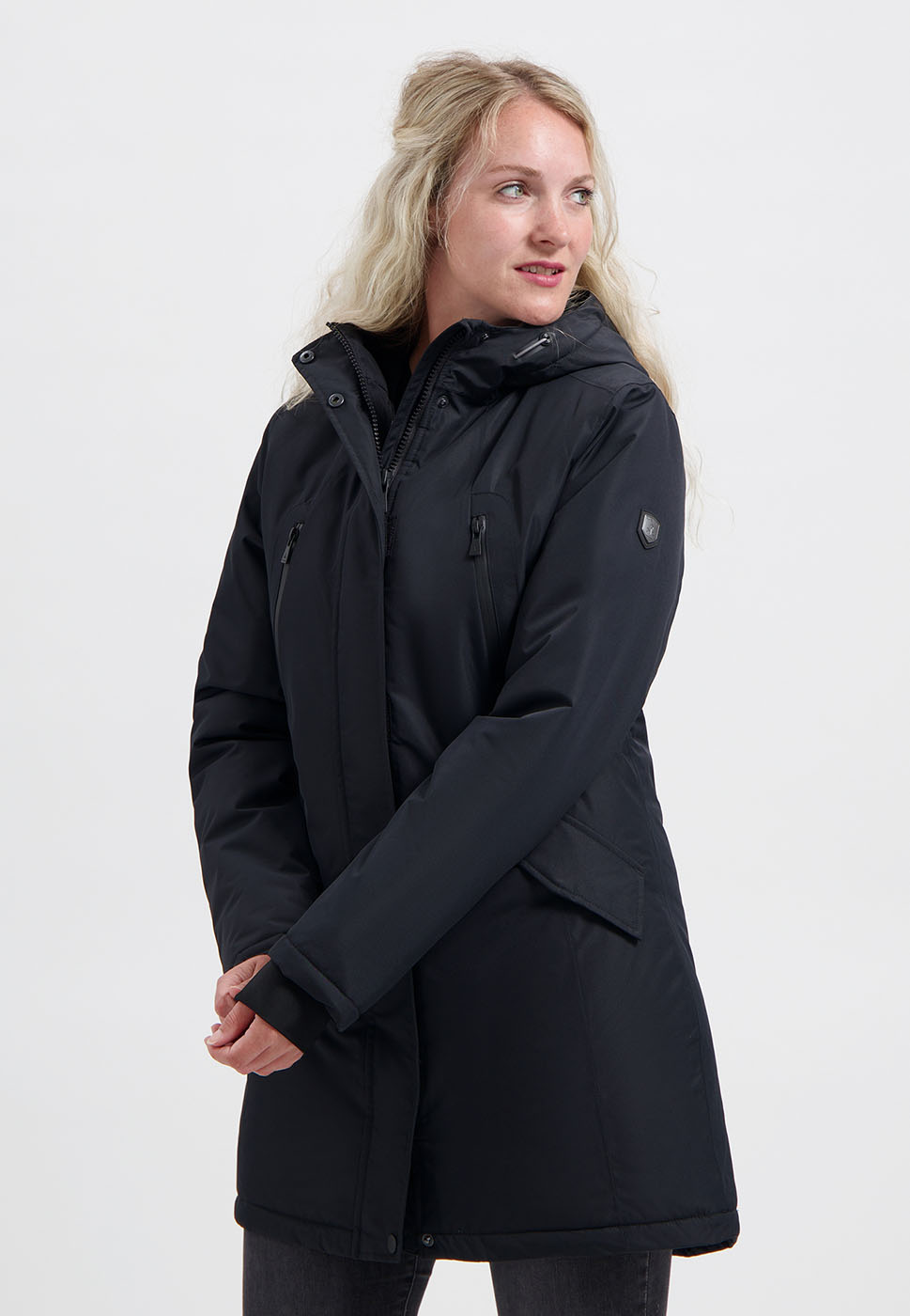 Kjelvik Scandinavian Clothing - Women Jackets Berber Black