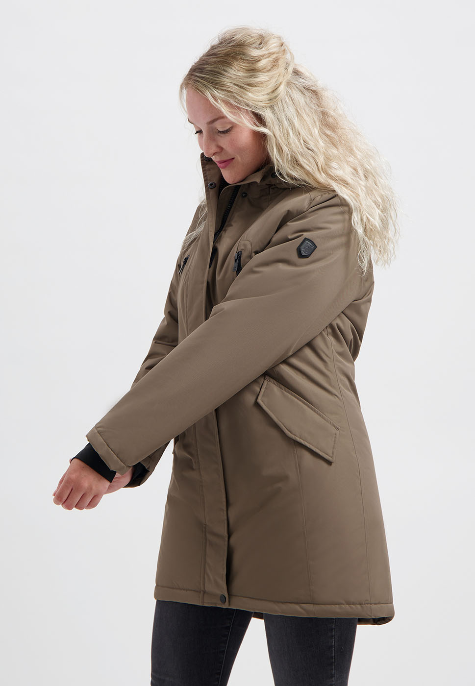 Kjelvik Scandinavian Clothing - Women Jackets Berber Brown