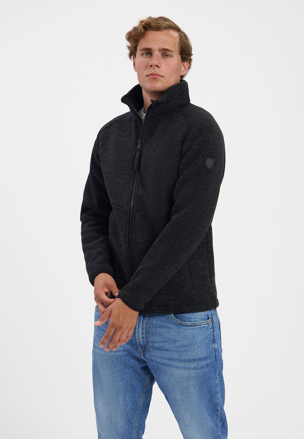 Kjelvik Scandinavian Clothing - Men Fleece Dario Black