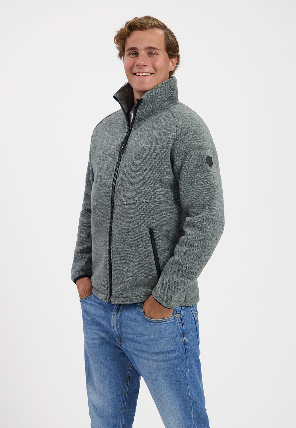 Kjelvik Scandinavian Clothing - Men Fleece Dario Grey