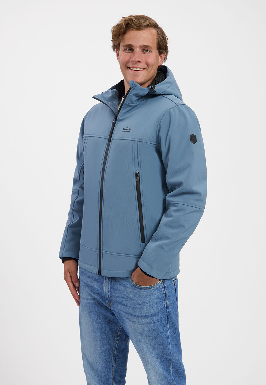Kjelvik Scandinavian Clothing - Men Softshell Dax Light blue