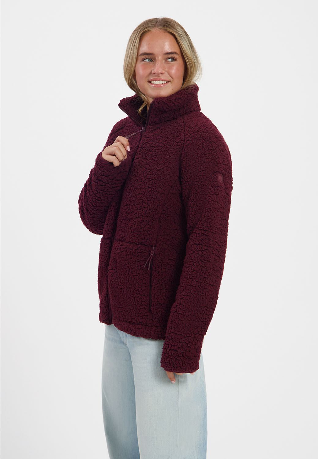 Kjelvik Scandinavian Clothing - Women Fleece Hava Burgundy