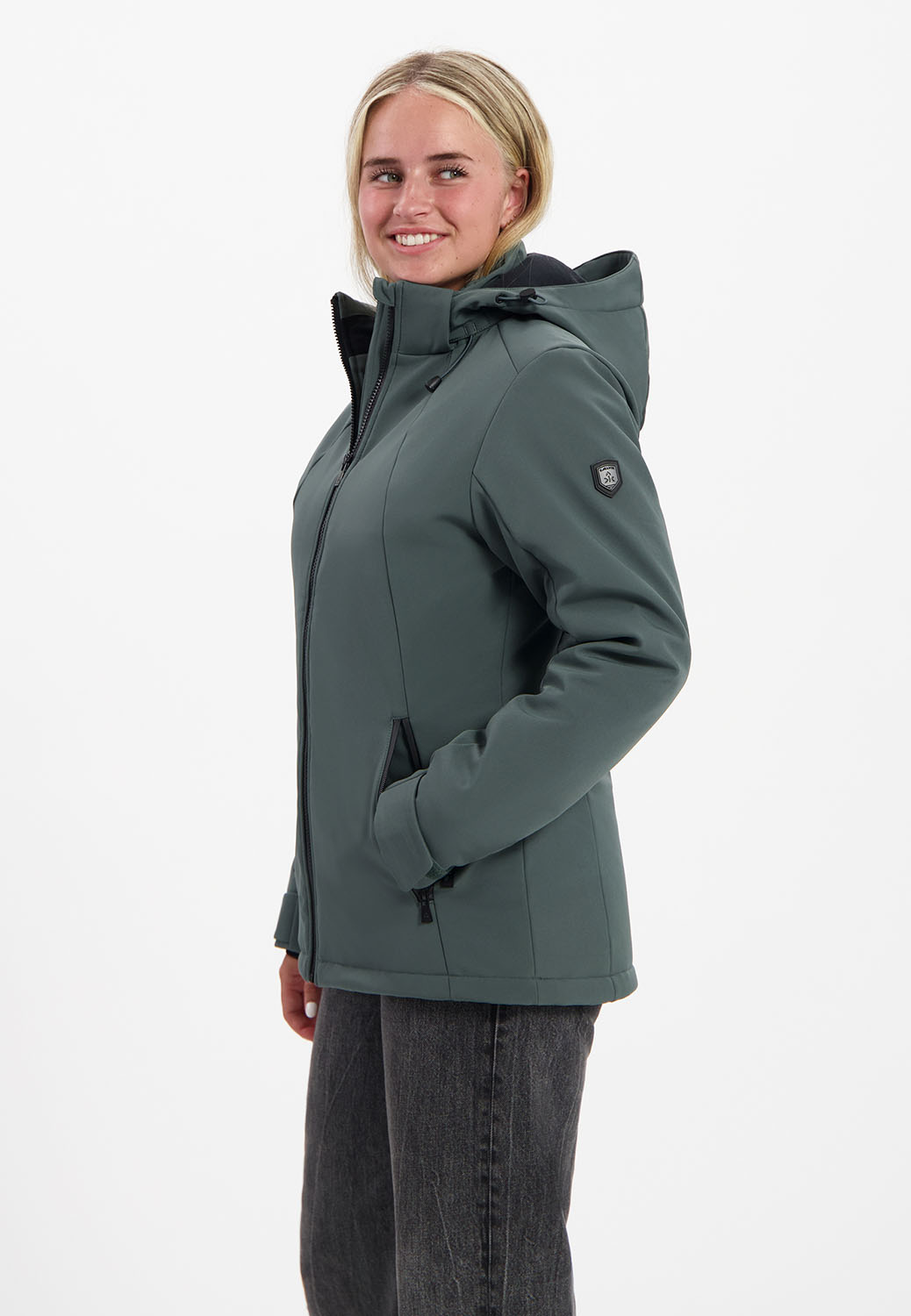 Kjelvik Scandinavian Clothing - Women Softshell Karlijn Green