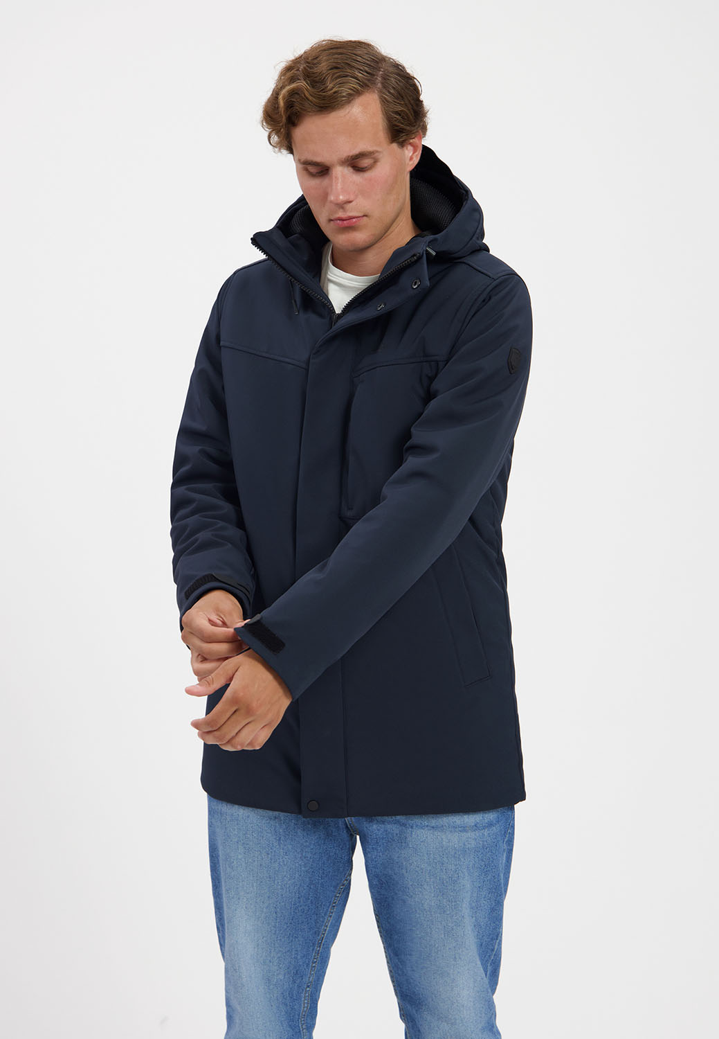 Kjelvik Scandinavian Clothing - Men Softshell Leonn Navy