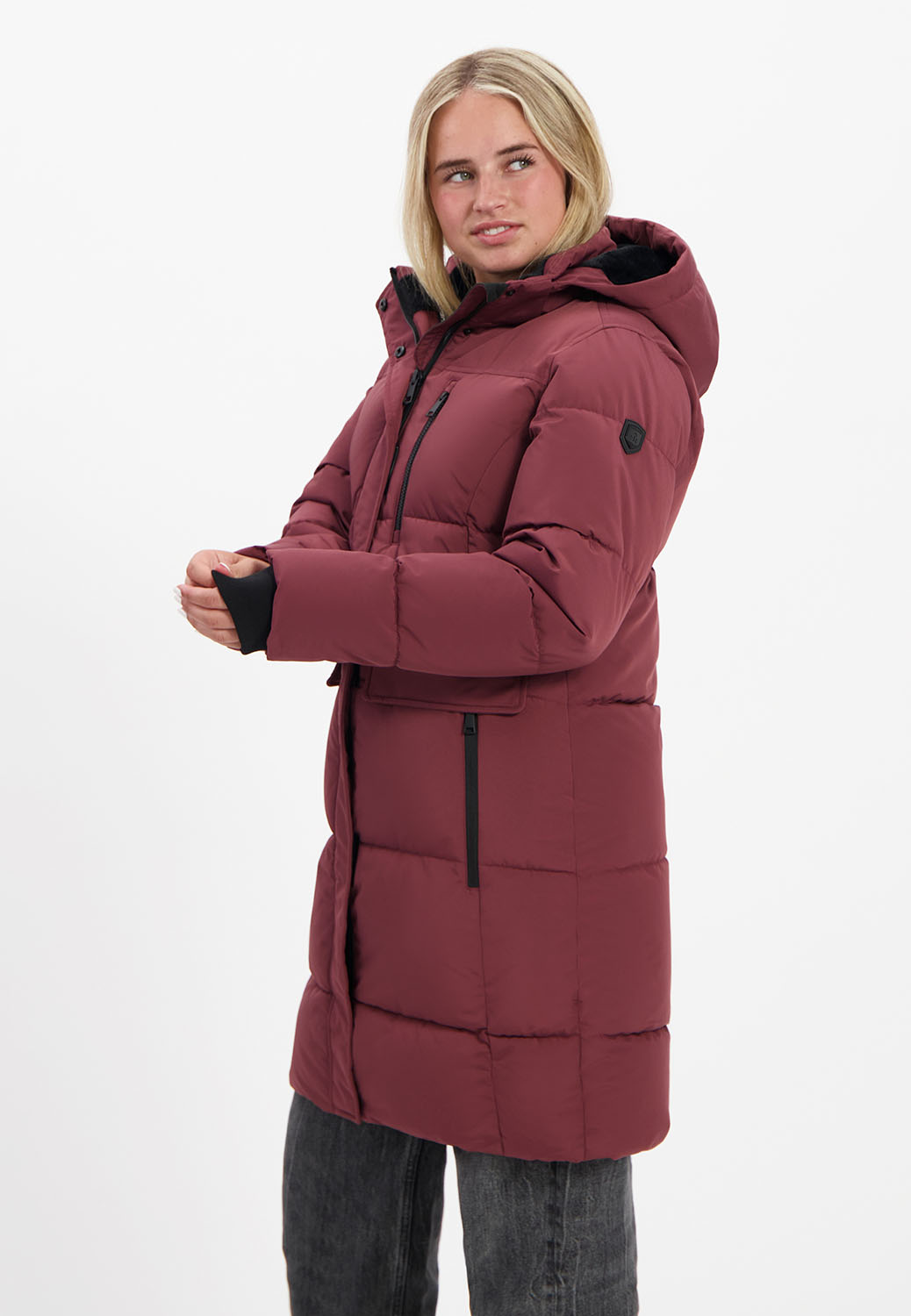 Kjelvik Scandinavian Clothing - Women Jackets Marley Burgundy