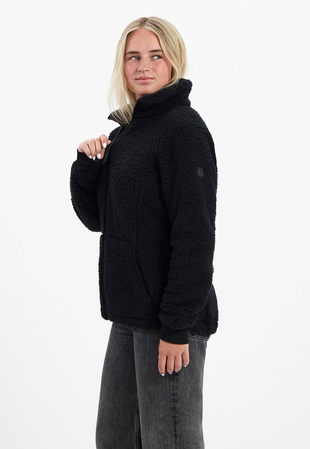 Kjelvik Scandinavian Clothing - Women Fleece Mies Black