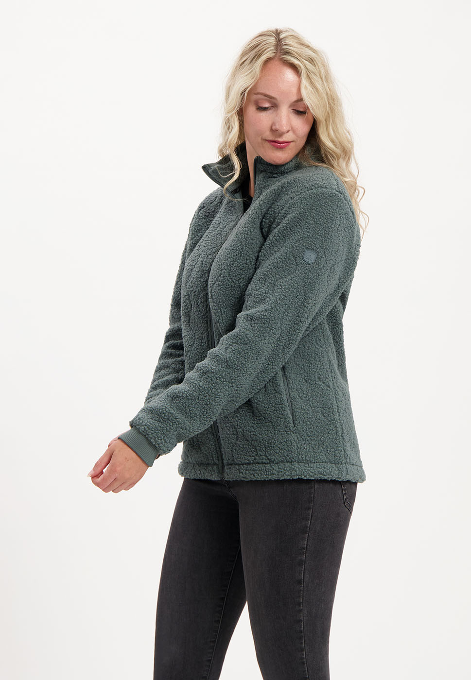 Kjelvik Scandinavian Clothing - Women Fleece Norel Balsam green