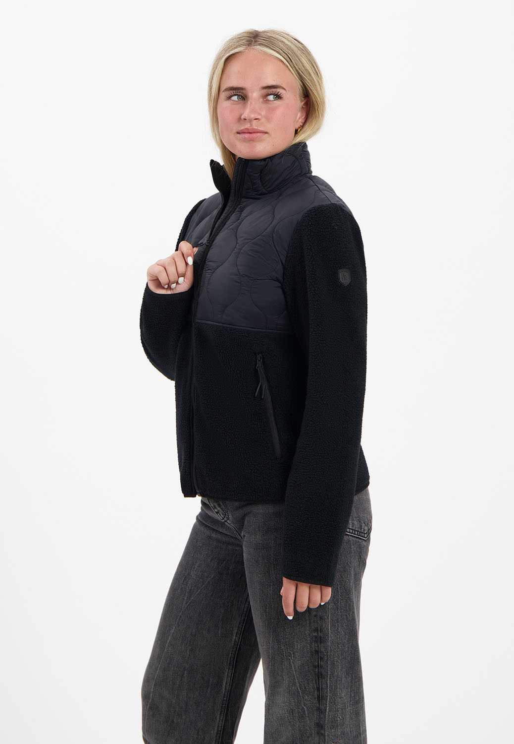 Kjelvik Scandinavian Clothing - Women Fleece Nowi Black