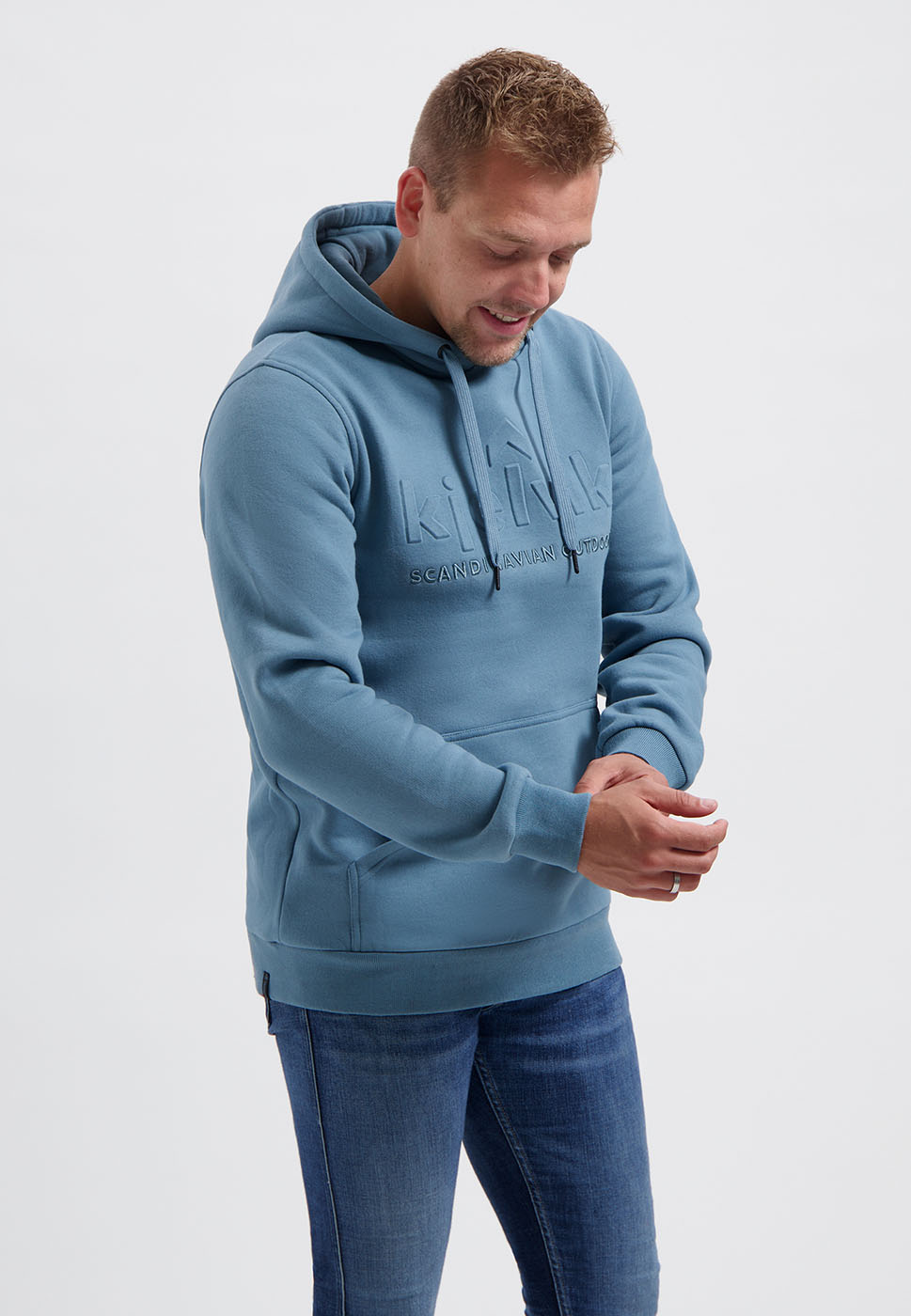 Kjelvik Scandinavian Clothing - Men CVC Fleece Rien Light blue