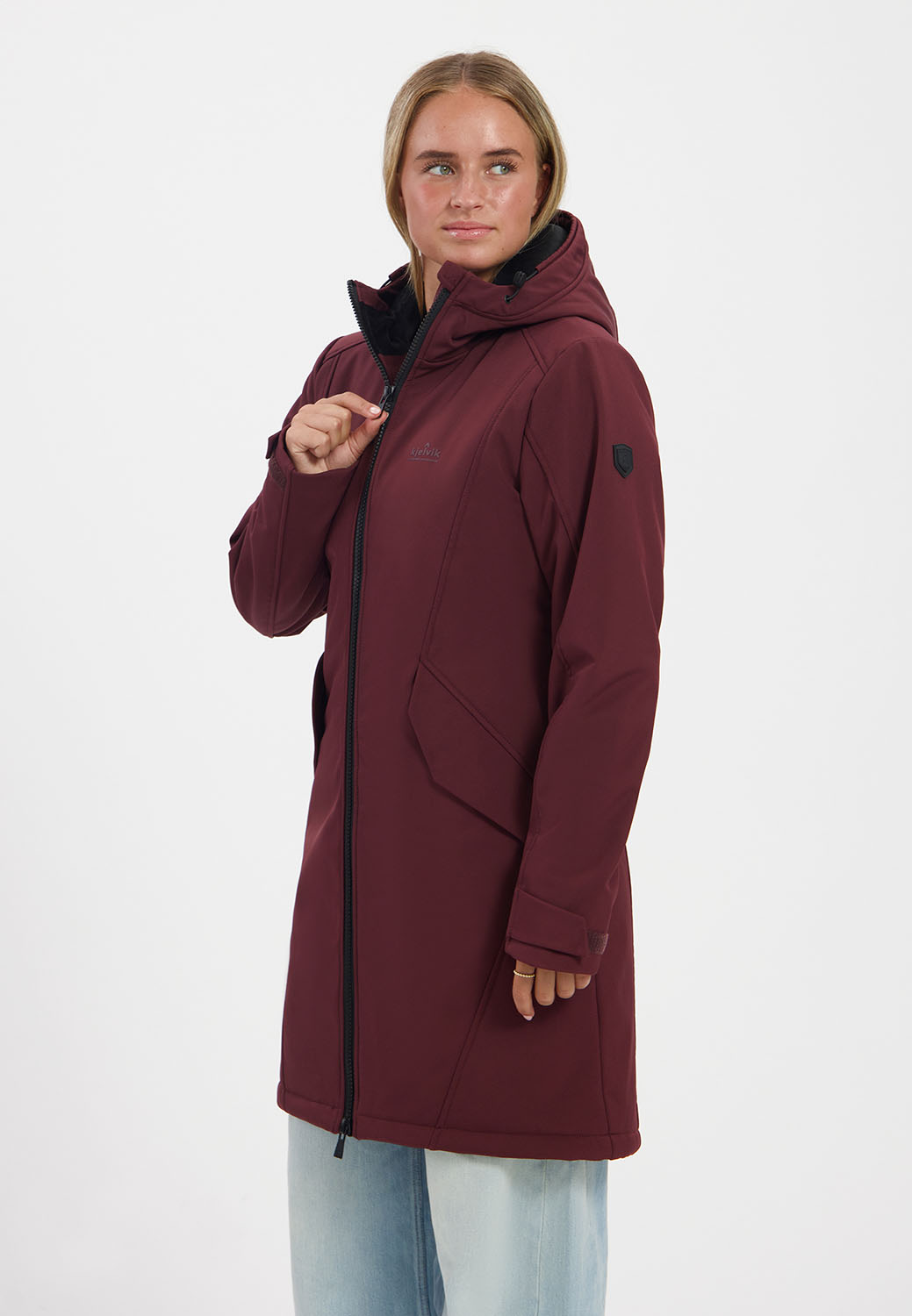 Kjelvik Scandinavian Clothing - Women Softshell Sibelle Burgundy