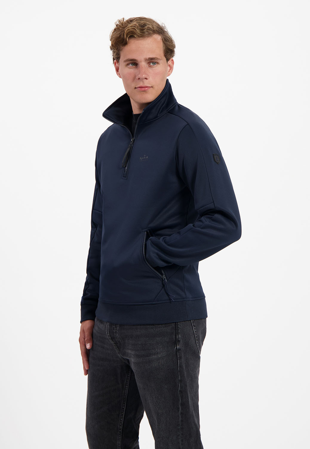 Kjelvik Scandinavian Clothing - Men Fleece Udo Navy