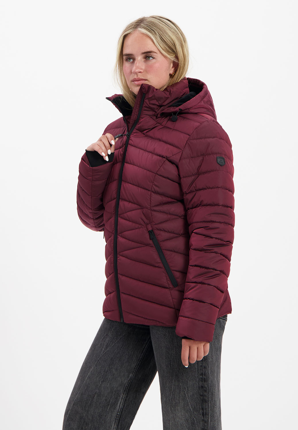 Kjelvik Scandinavian Clothing - Women Jackets Yvon Burgundy